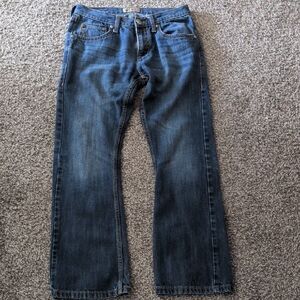 Wrangler 20X Men's Dark Blue Bootcut Jeans 30x29